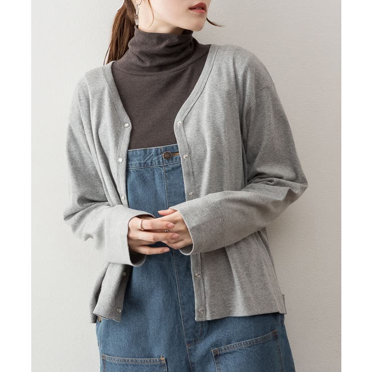 杢グレー | aity アイティ パールボタン | Fashion Letter