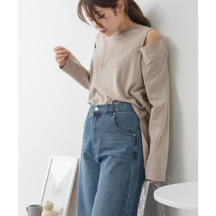 aity アイティ オープンショルダーコットンカットソー | Fashion Letter | 詳細画像9 