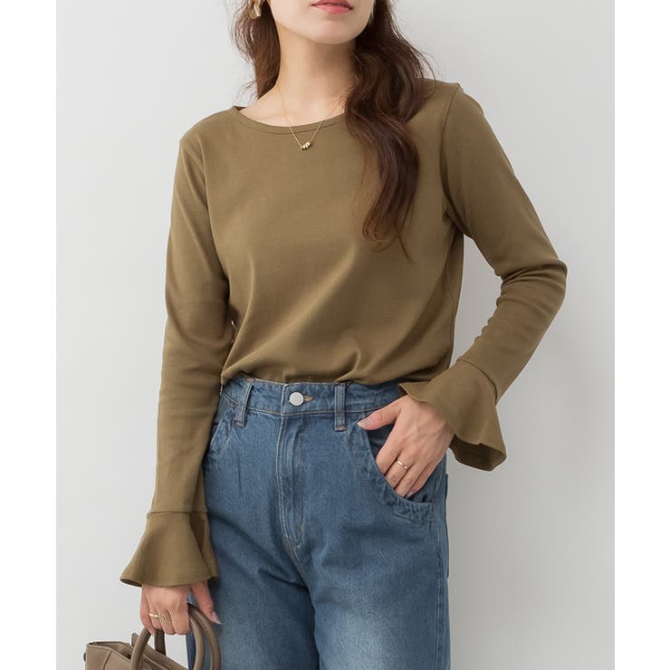 aity アイティ フレアスリーブコットンカットソー | Fashion Letter | 詳細画像9 