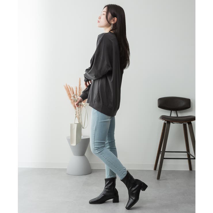 aity アイティ コットンゆったりロングスリーブカットソー | Fashion Letter | 詳細画像7 