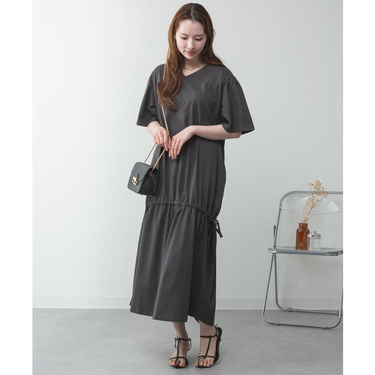 チャコールグレー | aity アイティ ドロストシャーリング | Fashion Letter