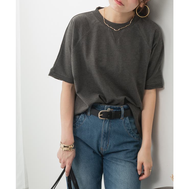 チャコールグレー | aity アイティ ミニ裏毛 | Fashion Letter