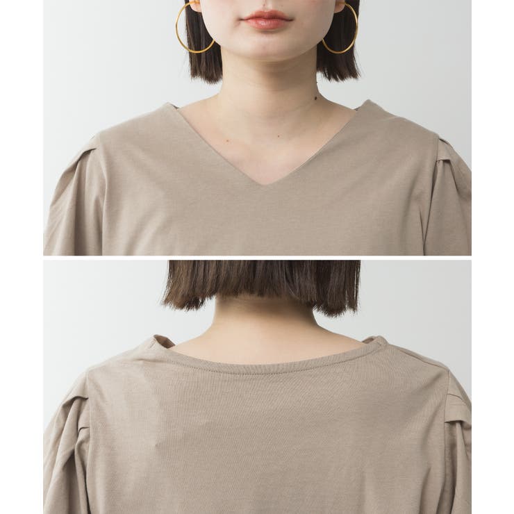 aity アイティ コットンパフスリーブ半袖Tシャツ | Fashion Letter | 詳細画像17 