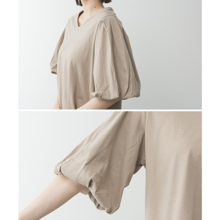 aity アイティ コットンパフスリーブ半袖Tシャツ | Fashion Letter | 詳細画像18 