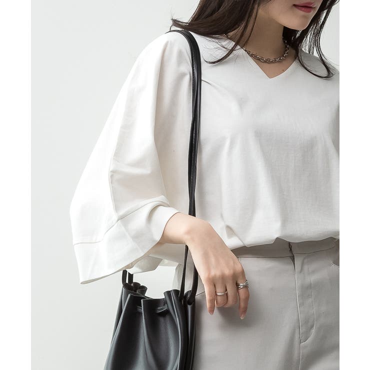 aity アイティ Vネック7分袖ドルマンカットソー | Fashion Letter | 詳細画像14 