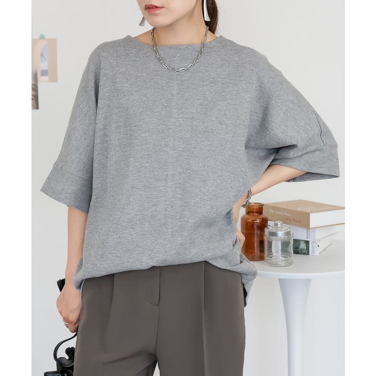 杢グレー | aity アイティ コットンワッフル | Fashion Letter