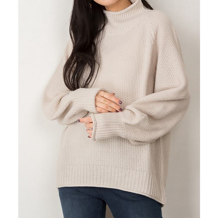 aity アイティ チャンキー鹿の子編みニットプルオーバー | Fashion Letter | 詳細画像9 