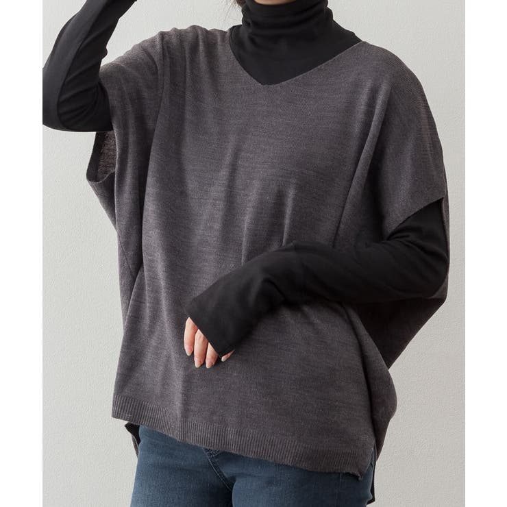 aity アイティ バルーンVネックベスト | Fashion Letter | 詳細画像9 