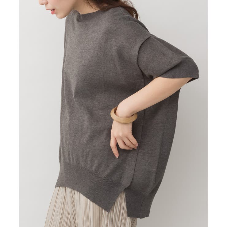 aity アイティ カットアウトラウンドネック5分袖 | Fashion Letter | 詳細画像15 