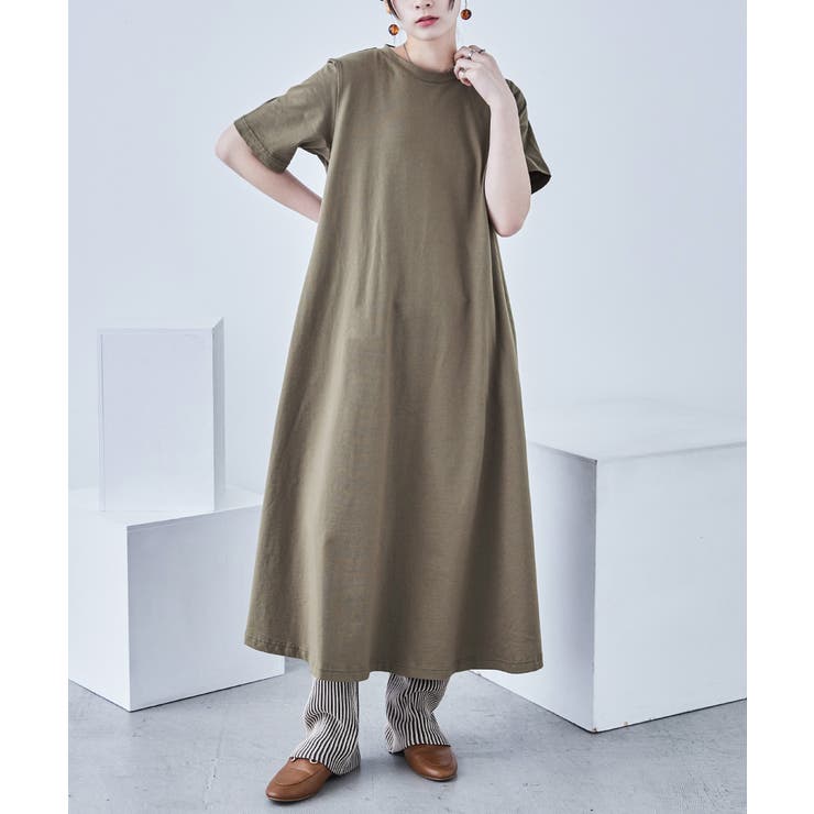 天竺 Tシャツワンピース ワンピース[品番：FT000008576]｜Fashion