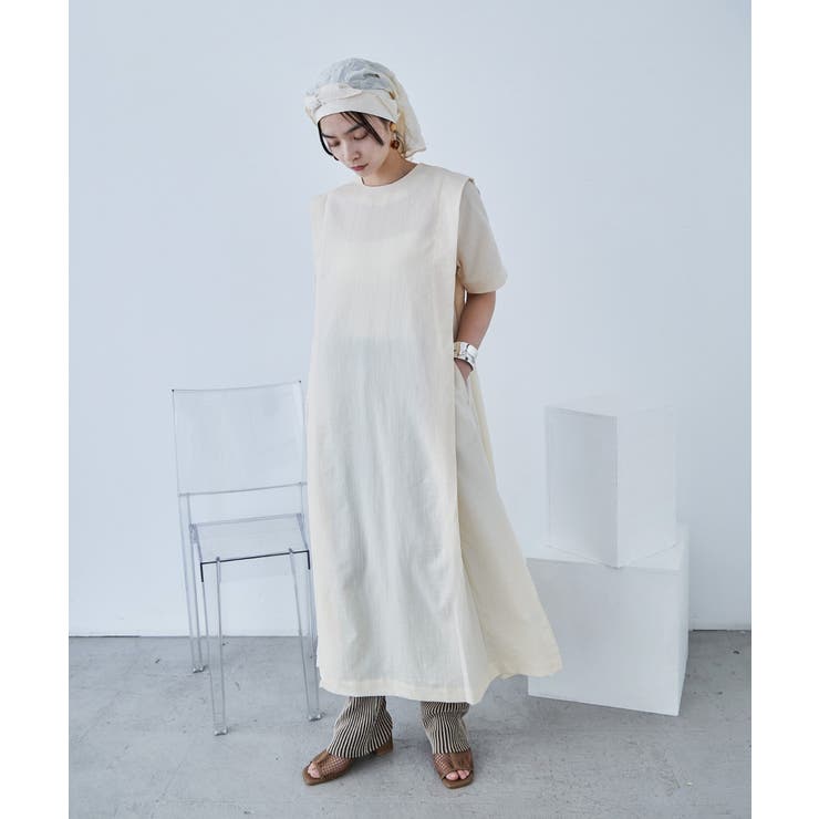 ako✿【rehellinen】リネンブザムロングシャツワンピース ako✿様専用