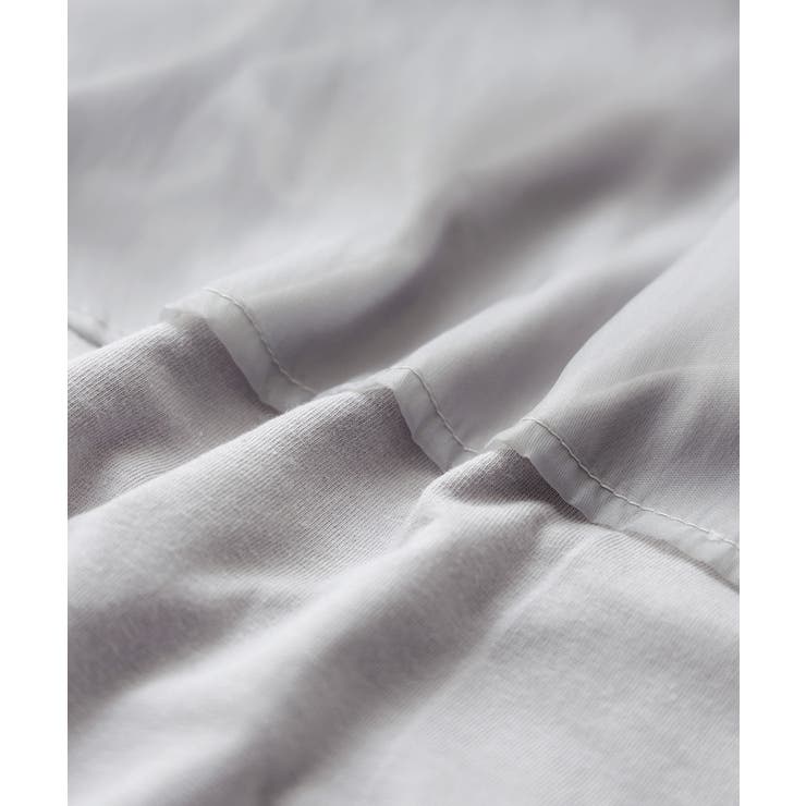 天竺×オーガンジー ドッキングフレアトップス ノースリーブ | Fashion Letter | 詳細画像20 