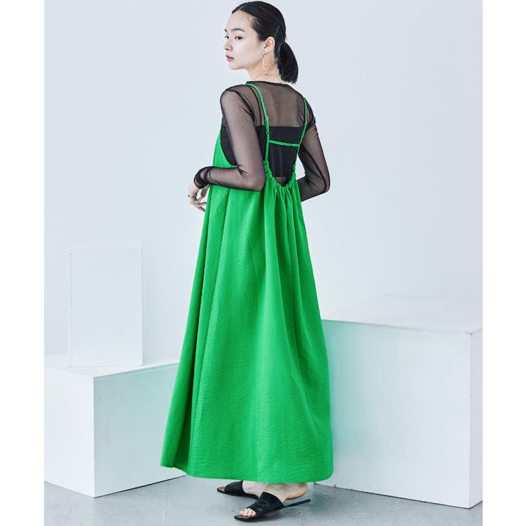 ペイズリー★リネン★オープンバック★ワンピース★ ZIMMERMANN 2025春夏【ZIMMERMANN】花柄バルーンスリーブリネンミディドレス