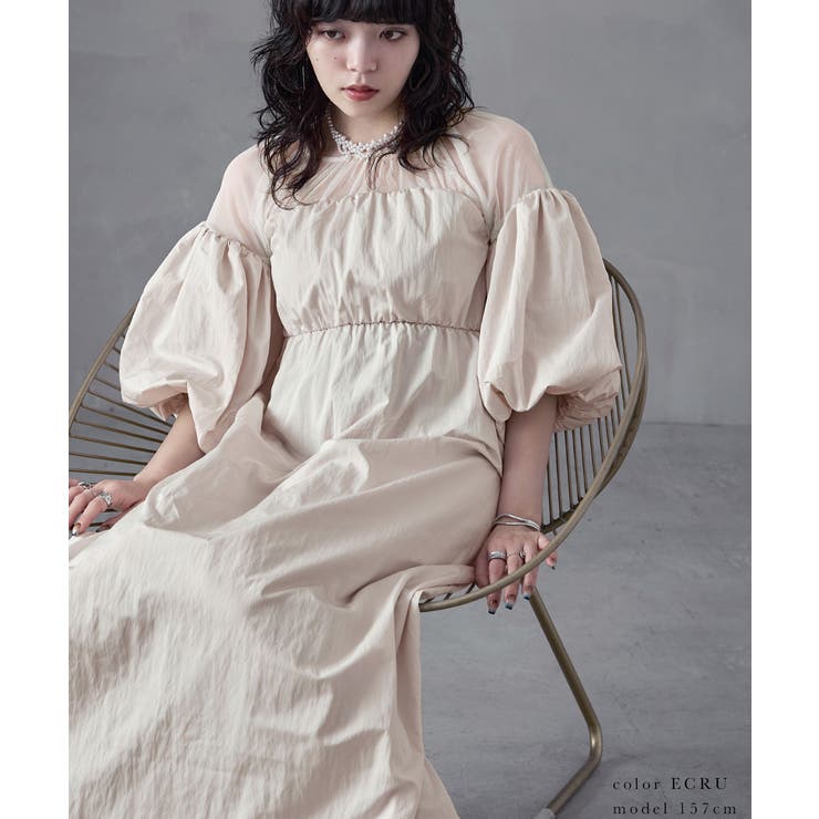 aity アイティ タフタ×チュール | Fashion Letter | 詳細画像16 
