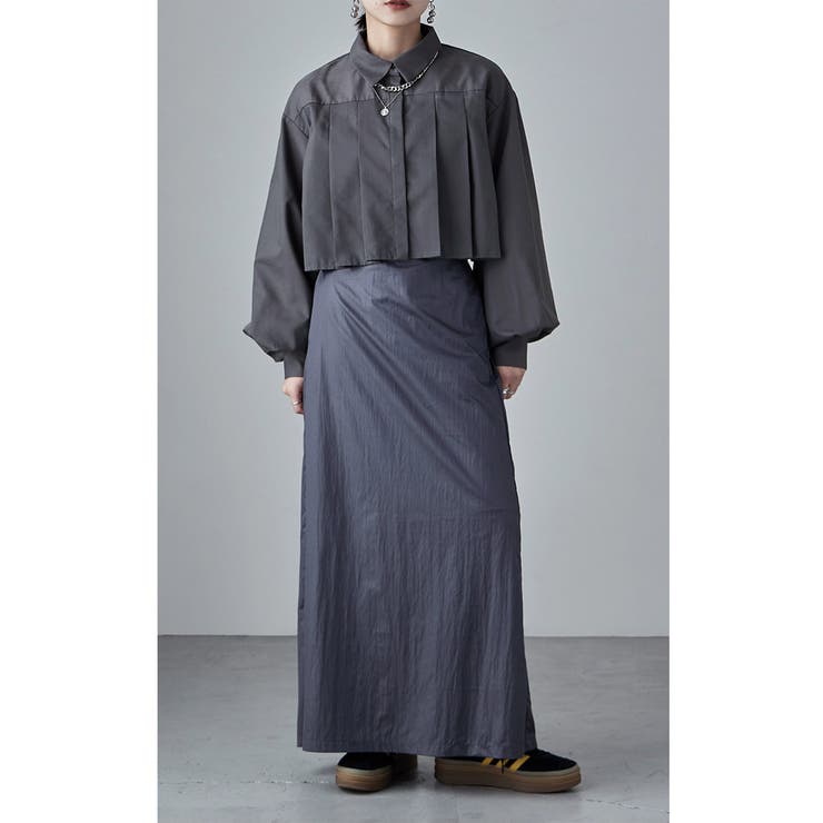 etoll エトル タックプリーツボリュームスリーブシャツ | Fashion Letter | 詳細画像8 