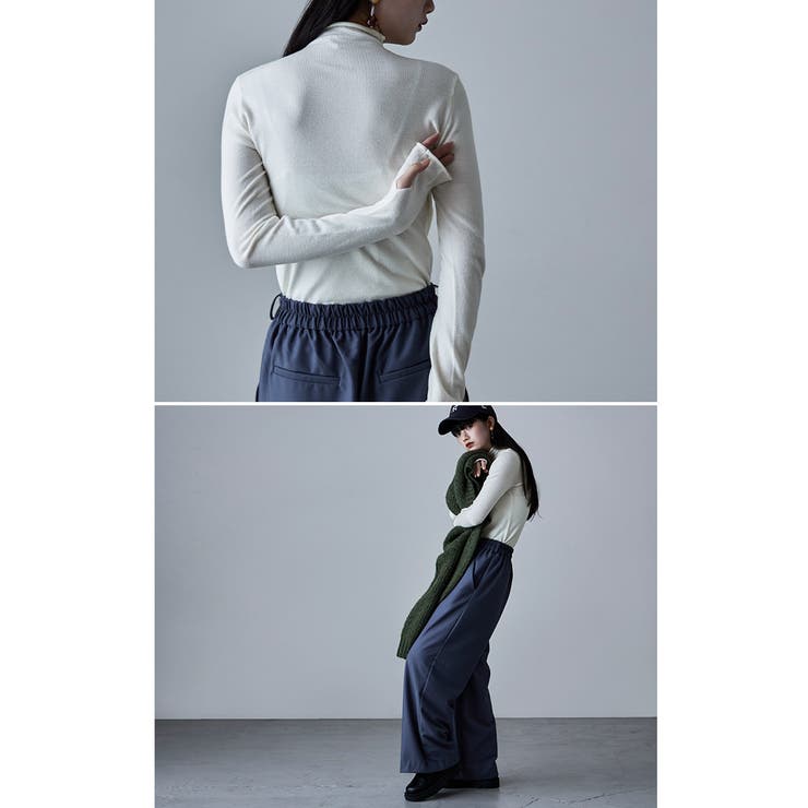 etoll エトル アンゴラタッチハイネックニット[品番：FT000009942]｜Fashion  Letter（ファッションレター）のレディースファッション通販｜SHOPLIST（ショップリスト）