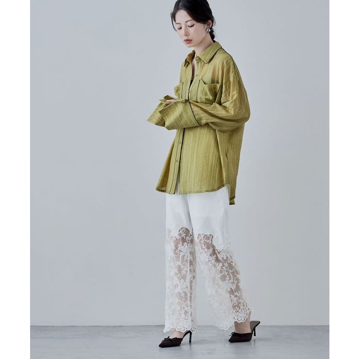 etoll エトル スカラップレースシアーパンツ | Fashion Letter | 詳細画像8 