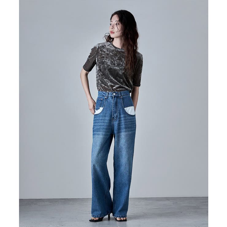 etoll エトル シアーベロアハーフスリーブPO | Fashion Letter | 詳細画像15 