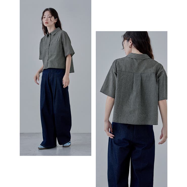 ギンガムオーバルパンツ(2025 Spring Collection)