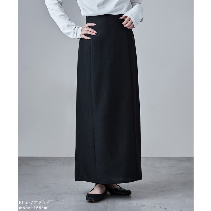 etoll エトル リネンタッチハイウエストタイトスカート | Fashion Letter | 詳細画像2 