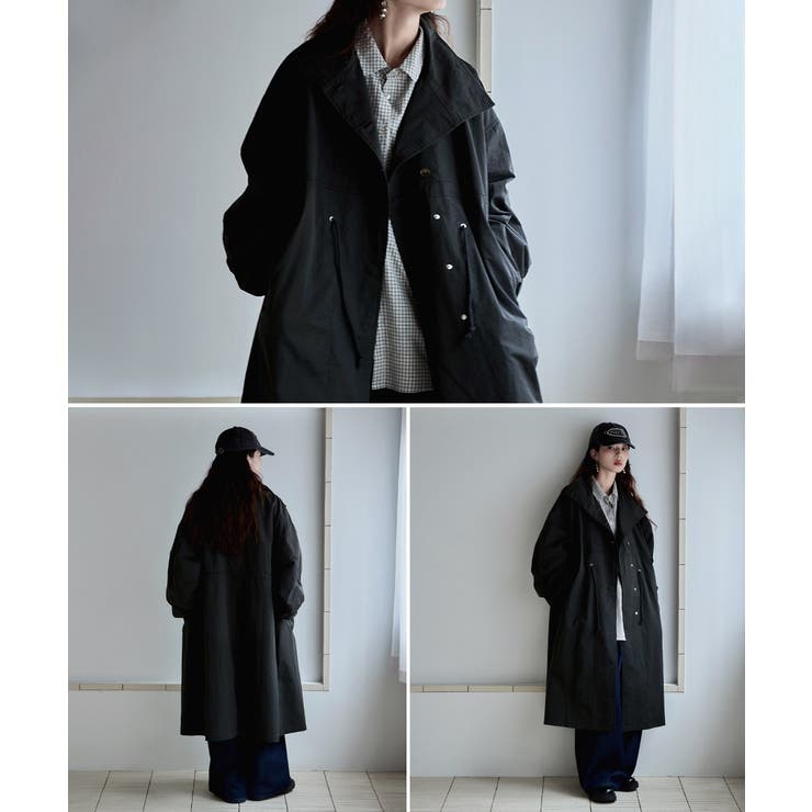 etoll エトル スタンドカラーミリタリーコート[品番：FT000010659