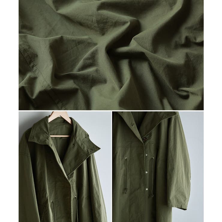 etoll エトル スタンドカラーミリタリーコート[品番：FT000010659