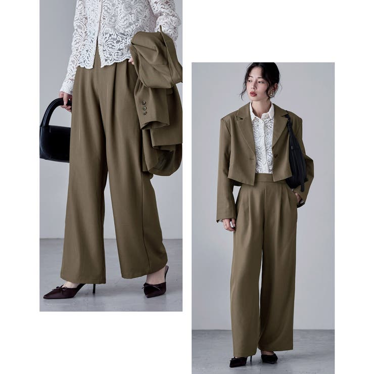 etoll エトル セットアップパンツスーツ | Fashion Letter | 詳細画像15 