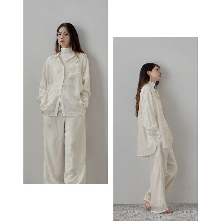 etoll エトル スパングル刺繍シアーパンツ | Fashion Letter | 詳細画像6 