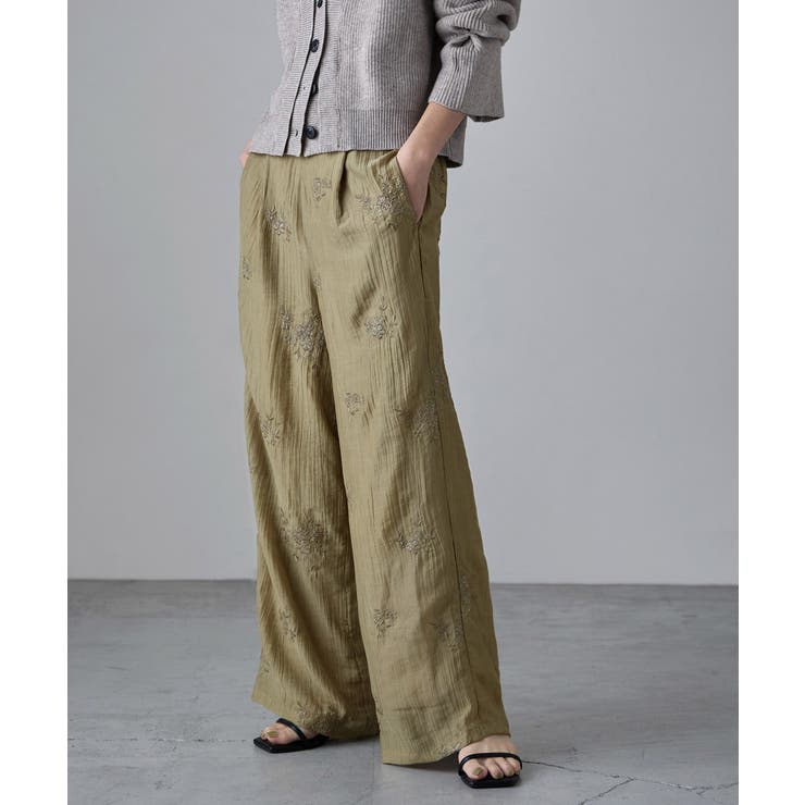 etoll エトル スパングル刺繍シアーパンツ | Fashion Letter | 詳細画像10 