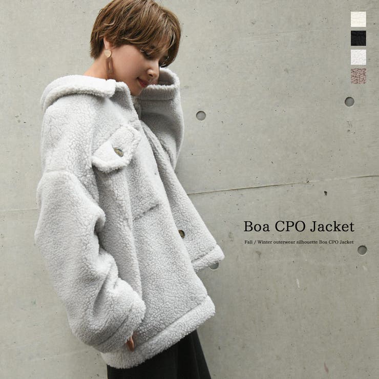 ボア Cpoジャケット ボアジャケット 品番 Ft Fashion Letter ファッションレター のレディースファッション 通販 Shoplist ショップリスト
