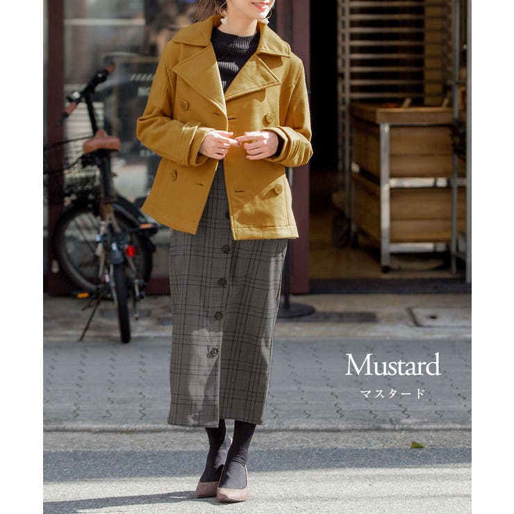 Pコート レディース ショート丈 品番 Ft Fashion Letter ファッションレター のレディース ファッション通販 Shoplist ショップリスト