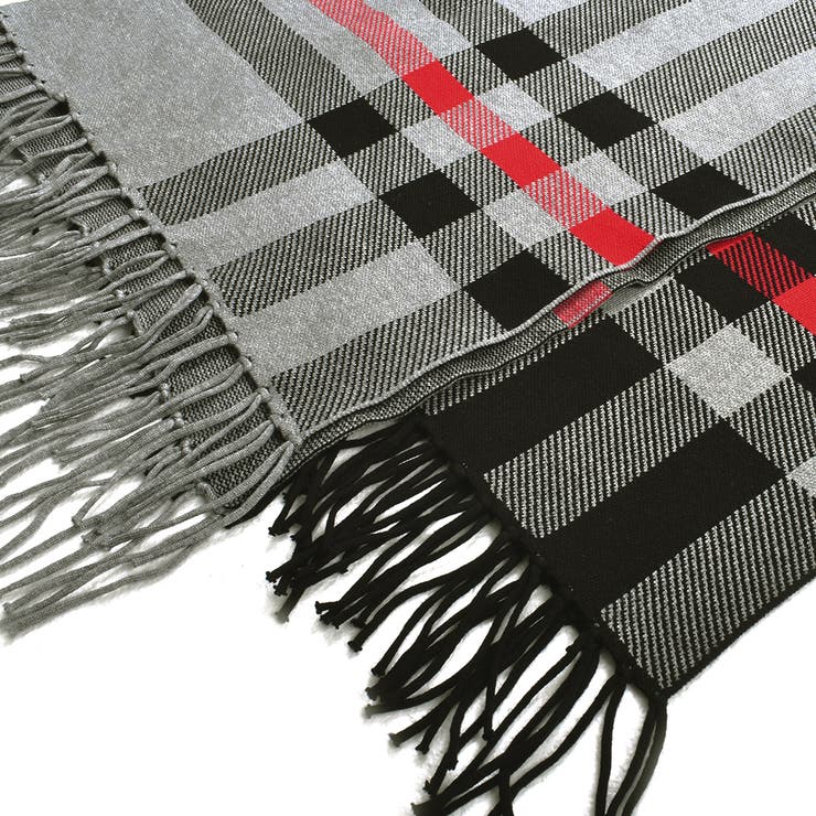 チェック柄カーディガン ポンチョ羽織り ストール 秋 冬 秋冬 きれいめ