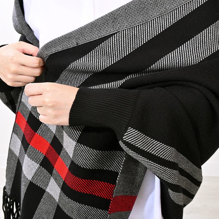 モユル　ドット柄　デザインシャツジャケット　ポンチョ風　羽織り　カーディガン モユル ドット柄 デザインシャツジャケット ポンチョ風 羽織り