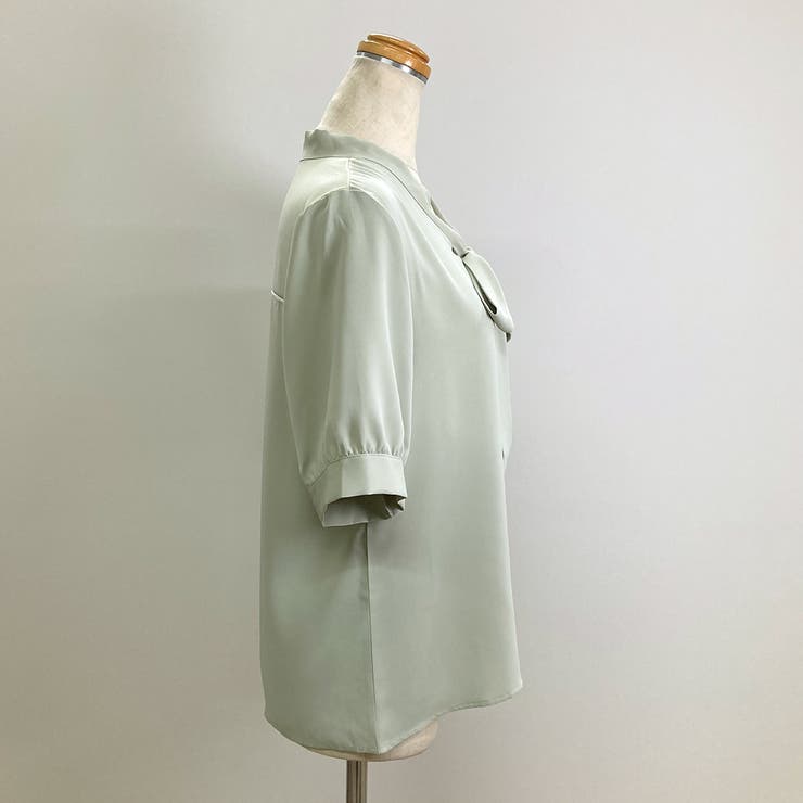 自由に結べるリボンブラウス ボウタイ オフィス 仕事 OL サラッと  | Felt Maglietta | 詳細画像23 
