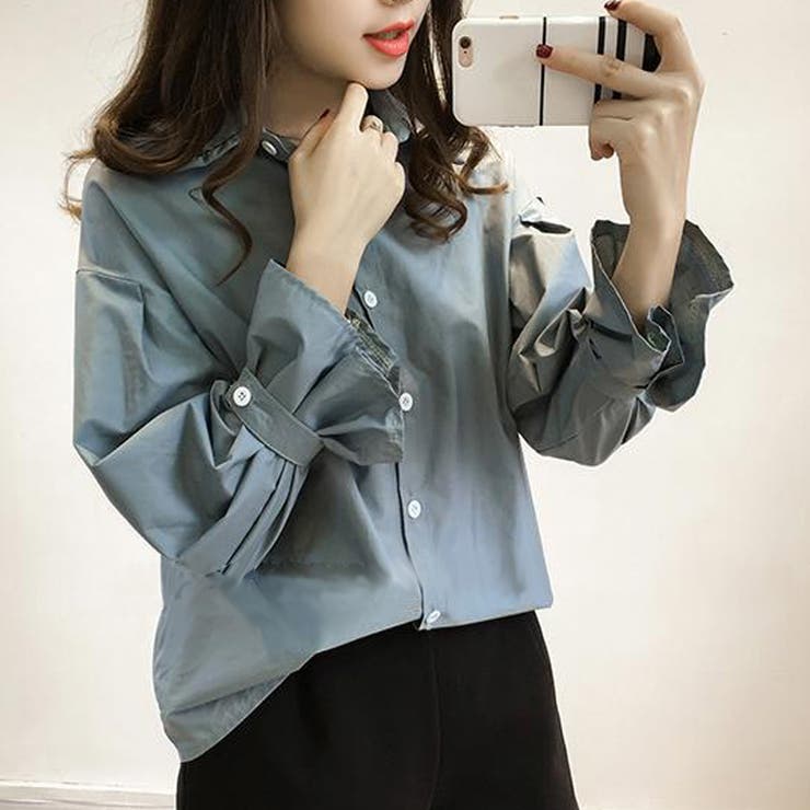 たっぷりとしたボリュームスリーブ 袖口のボタン付きで可愛いキャンディスリーブに 品番 Fm Felt Maglietta フェルトマリエッタ のレディースファッション通販 Shoplist ショップリスト