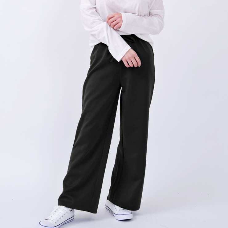 リラックスワイドパンツ 伸縮性があり動きやすく、着やすいワイドパンツ パンツ | Felt Maglietta | 詳細画像2 