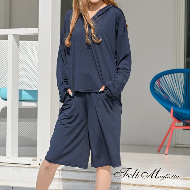 UVカットラッシュガード 上下セット パーカー＆ショートパンツ | Felt Maglietta | 詳細画像8 