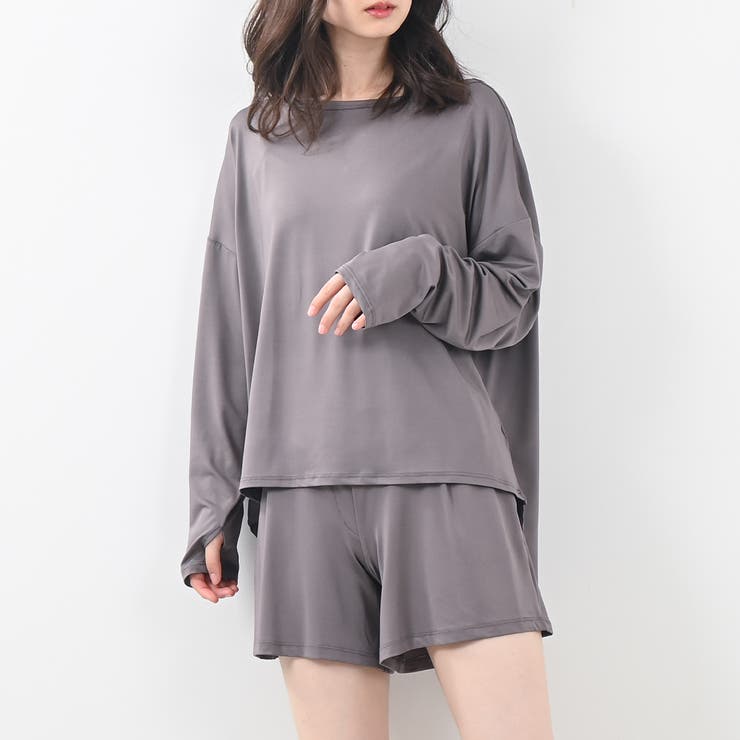 UPF50+ UVカットラッシュガード上下セット 長袖＆ショートパンツ[品番：FM000005997]｜Felt  Maglietta（フェルトマリエッタ）のレディースファッション通販｜SHOPLIST（ショップリスト）