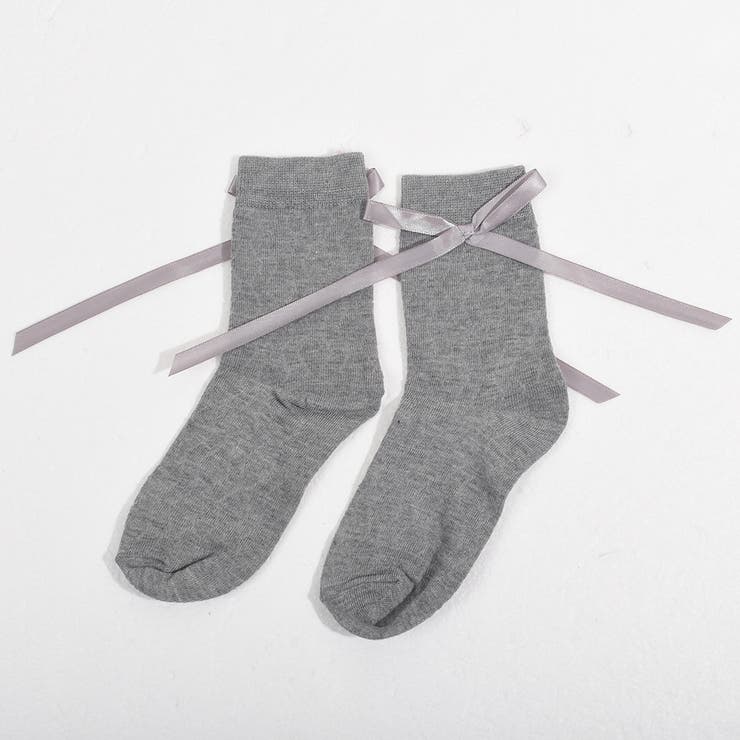 サイドリボンソックス リボン レース[品番：FM000006581]｜Felt