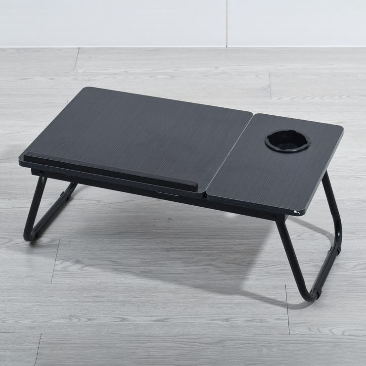 コンパクト折りたたみテーブル ローテーブル ベッドテーブル[品番
