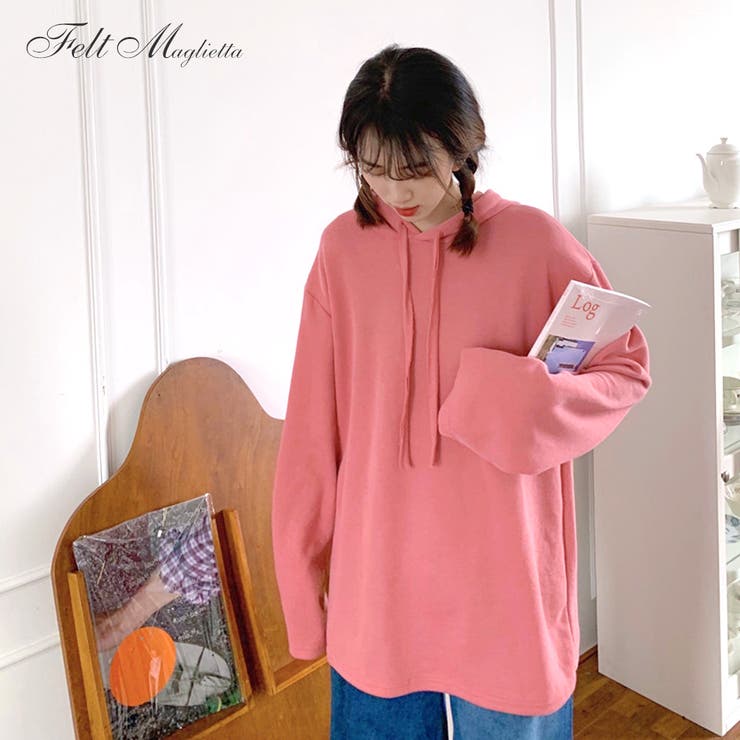 ゆったりシルエットがカッコ可愛いさを演出 どんなコーデも パーカー トップス 品番 Fm Felt Maglietta フェルトマリエッタ のレディースファッション通販 Shoplist ショップリスト