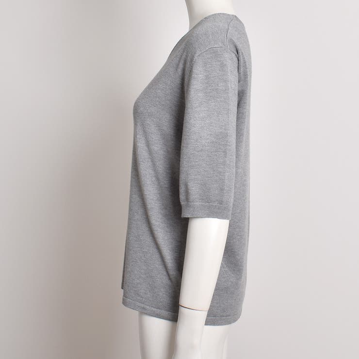 Vネックニット レーヨン混 柔らか生地 | Felt Maglietta | 詳細画像45 