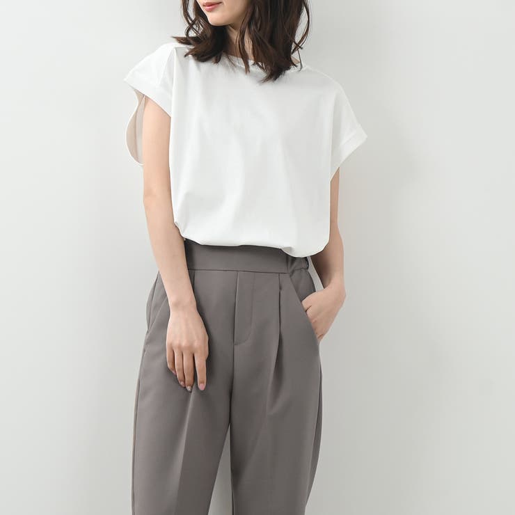 しっとりとした滑らかなタッチTシャツ キレイ色展開 春 夏 リラクシー | Felt Maglietta | 詳細画像6 