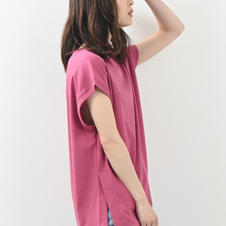 しっとりとした滑らかなタッチTシャツ キレイ色展開 春 夏 リラクシー | Felt Maglietta | 詳細画像20 