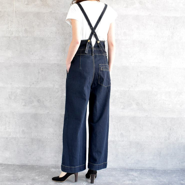 ハイウエストサス付ワイドパンツ ハイウエストデザイン オールシーズン | Felt Maglietta | 詳細画像4 