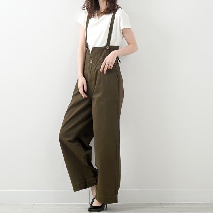 ハイウエストサス付ワイドパンツ ハイウエストデザイン オールシーズン | Felt Maglietta | 詳細画像27 