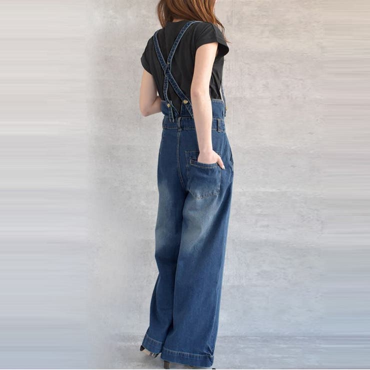 ハイウエストサス付ワイドパンツ ハイウエストデザイン オールシーズン | Felt Maglietta | 詳細画像5 