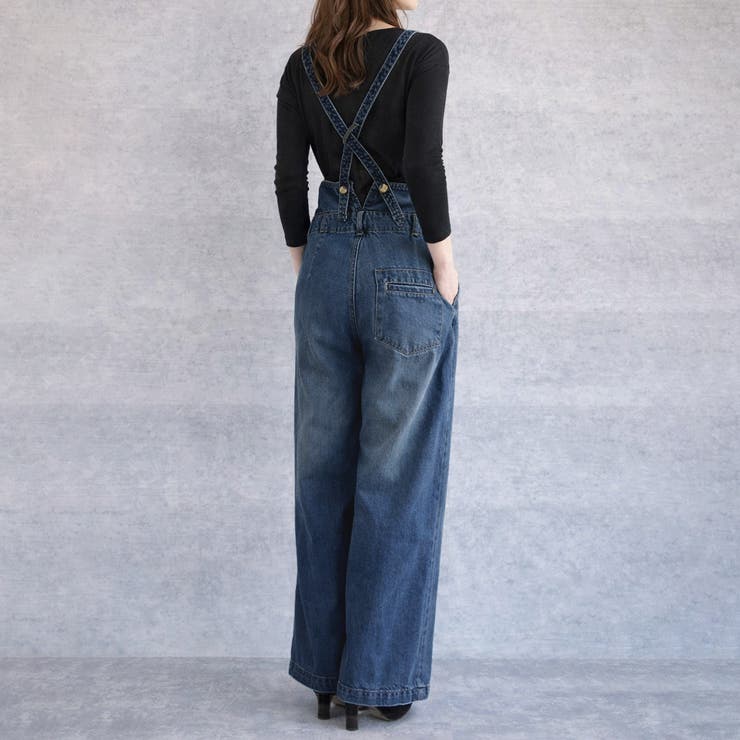 ハイウエストサス付ワイドパンツ ハイウエストデザイン オールシーズン | Felt Maglietta | 詳細画像14 