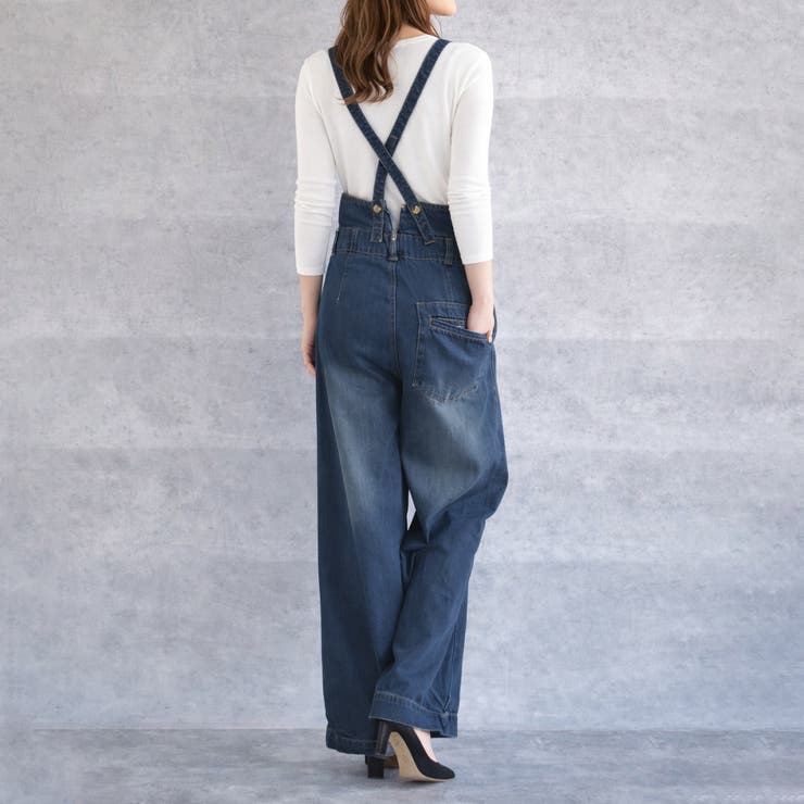 ハイウエストサス付ワイドパンツ ハイウエストデザイン オールシーズン | Felt Maglietta | 詳細画像16 