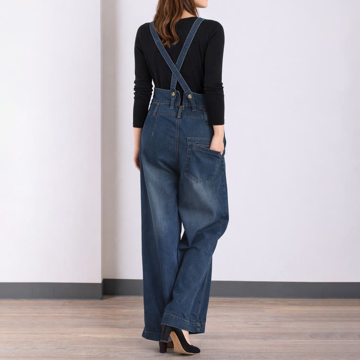 ハイウエストサス付ワイドパンツ ハイウエストデザイン オールシーズン | Felt Maglietta | 詳細画像18 